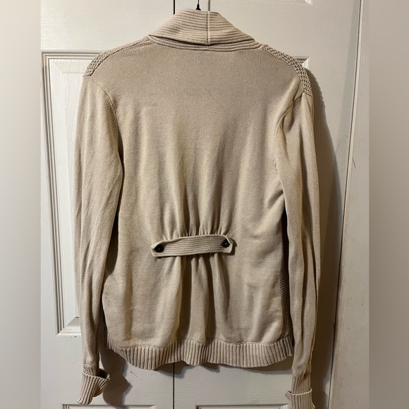 Tribal Pure Cotton Cream Open Cardigan - Picture 2 of 7